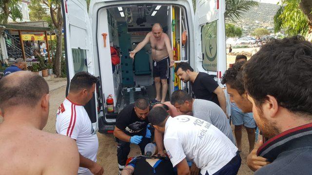 Dalış i&ccedil;in girdiği denizde rahatsızlanan Binbaşı &ouml;ld&uuml; 1