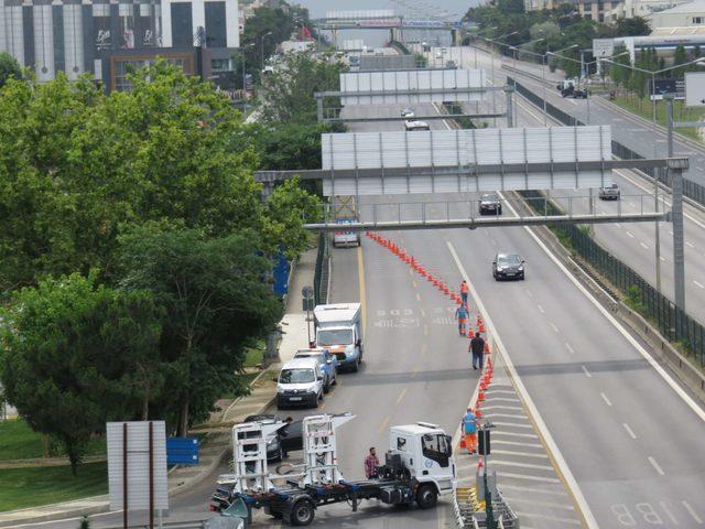 İstanbul'da bazı yollar trafiğe kapatıldı