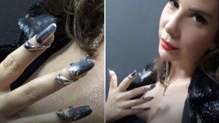 Tuğba Özerk'in tırnakları olay oldu! 