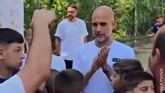 Guardiola'dan Filistinli çocuklara anlamlı destek 🇵🇸