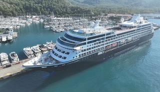 L&uuml;ks kruvaziyer "Azamara Onward" Marmaris'e 649 turistle geldi