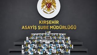 Kırşehir&rsquo;de 460 paket makaron ele ge&ccedil;irildi