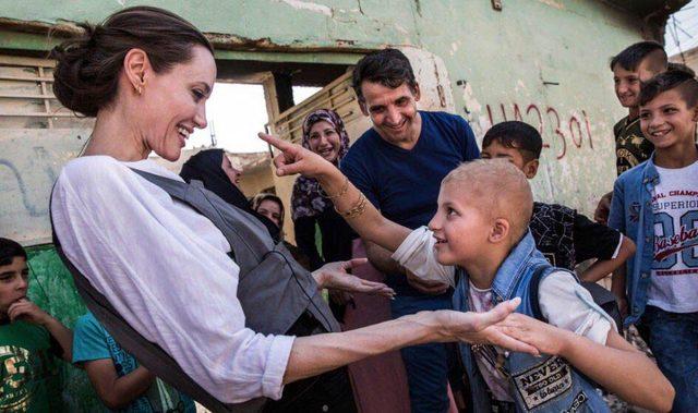 Angelina Jolie, Kuzey Irak'ta mülteci kampını ziyaret etti