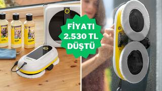 Evde cam silme derdine son! Karcher temizleme robot fırsatını kaçırmayın