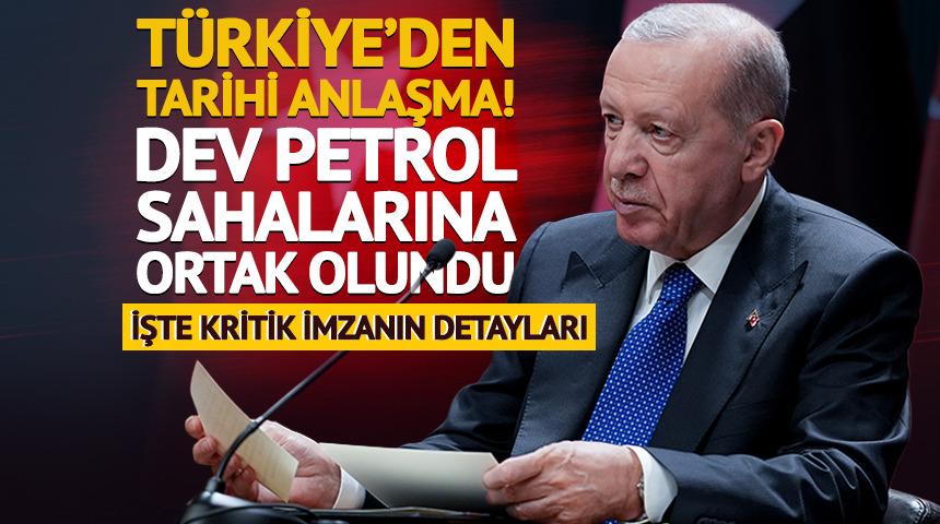 Türkiye, Kerkük'teki dev petrol sahalarına ortak oldu! TPAO'dan kritik hamle