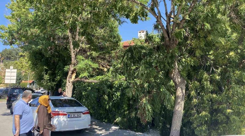 Sivas Valiliği uyarmıştı, r&uuml;zgar hasara yol a&ccedil;tı