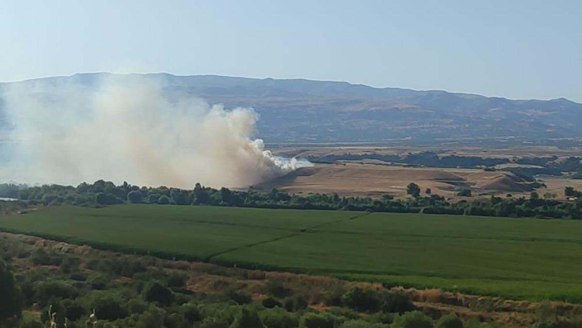 Bingöl’de çıkan arazi yangını söndürüldü 1