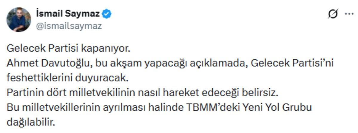 Kulislerde bu konuşuluyor! Ahmet Davutoğlu siyaseti bıraktı iddiası 3