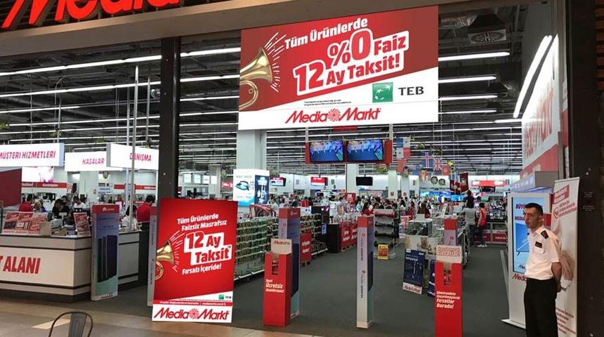 Teknolojik alışverişte 12 ay taksit imkanı