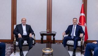 Bakan Fidan, Hamas Siyasi B&uuml;ro Şefi Hayye&rsquo;yi kabul etti