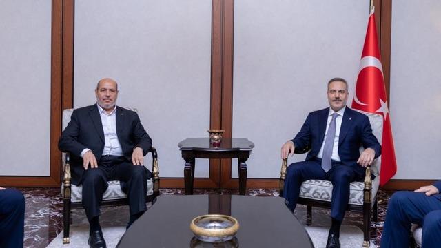 Bakan Fidan, Hamas Siyasi Büro Şefi Hayye’yi kabul etti