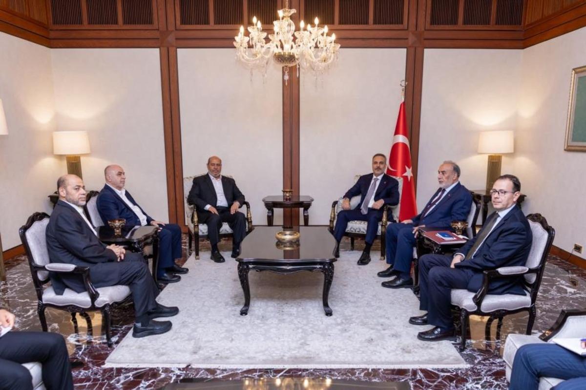 Bakan Fidan, Hamas Siyasi Büro Şefi Hayye’yi kabul etti 1