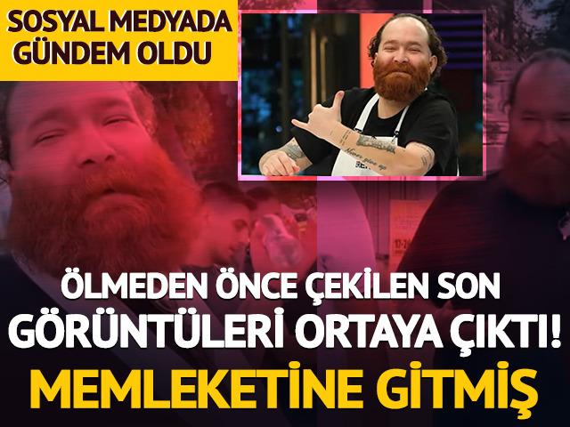 MasterChef birincisi Eren Kaşık&ccedil;ı'nın &ouml;lmeden &ouml;nce &ccedil;ekilen son g&ouml;r&uuml;nt&uuml;leri ortaya &ccedil;ıktı! Memleketine gitmiş