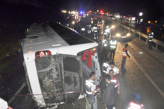 Otobüs kazasında yaralılardan 1'inin beyin ölümü gerçekleşti, 39 kişi taburcu oldu