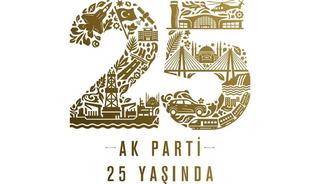 AK Parti'den 25. yıla &ouml;zel logo