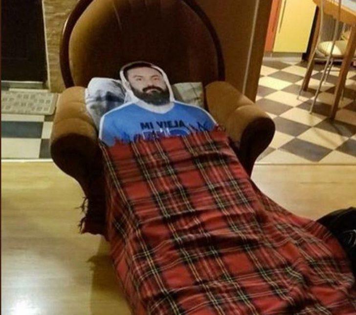  Hanımından izin alamadı, Dünya Kupası'na kendisi yerine kartoneti gitti! G5