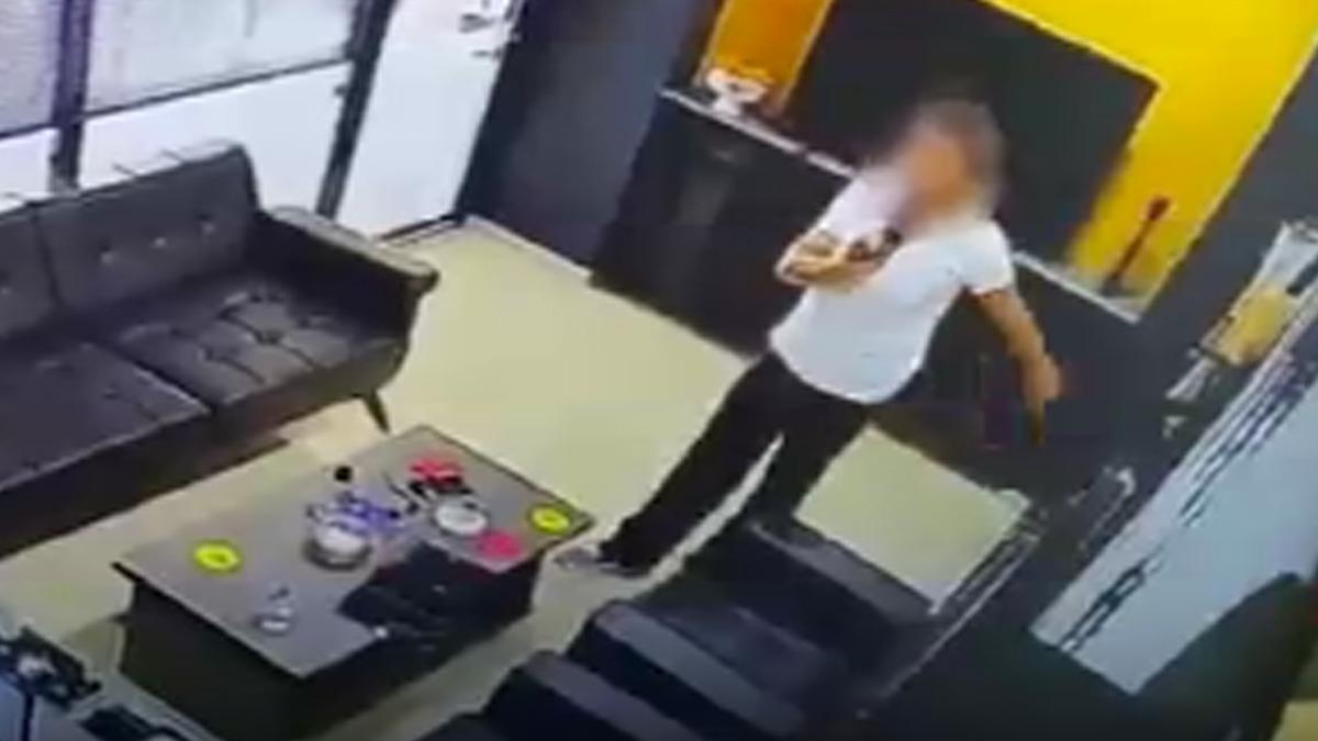 Eski sevgilisini &ouml;ld&uuml;r&uuml;p intihar etti! Dehşet anları kamerada 3