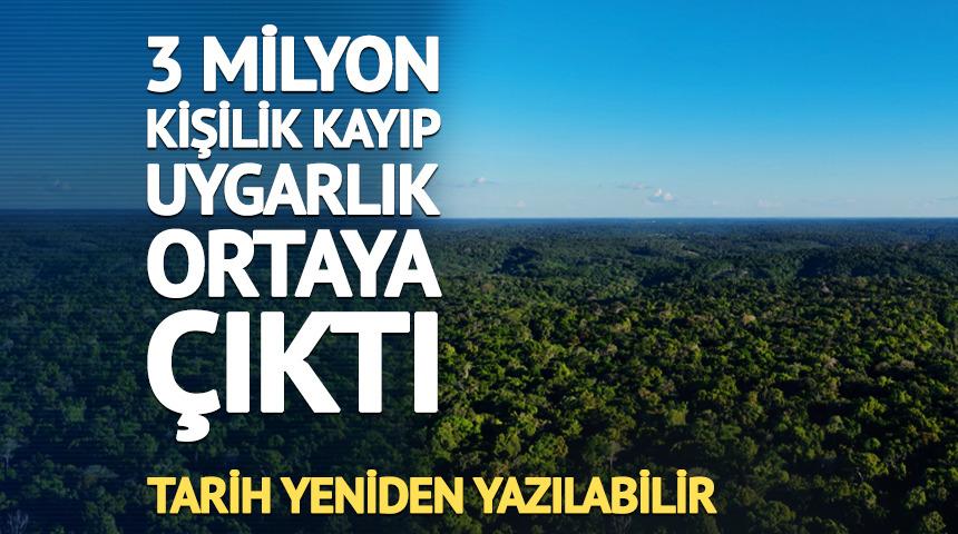 Amazon&rsquo;da 3 milyon kişilik kayıp uygarlık ortaya &ccedil;ıktı