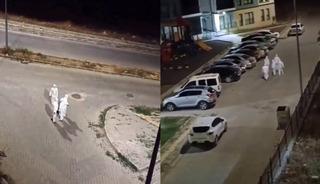 Gece yarısı sokakta b&ouml;yle gezdiler