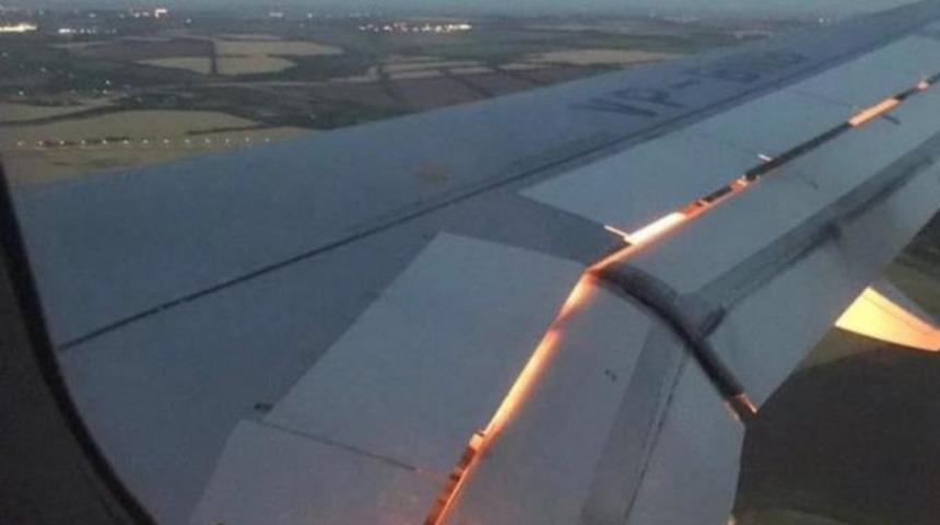 Suudi Arabistan'ın uçağı alev aldı