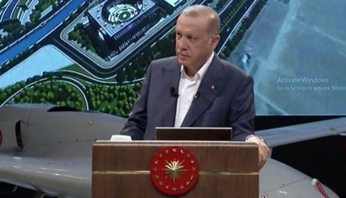 Erdoğan'ın teknoloji programında dikkat çeken görüntü