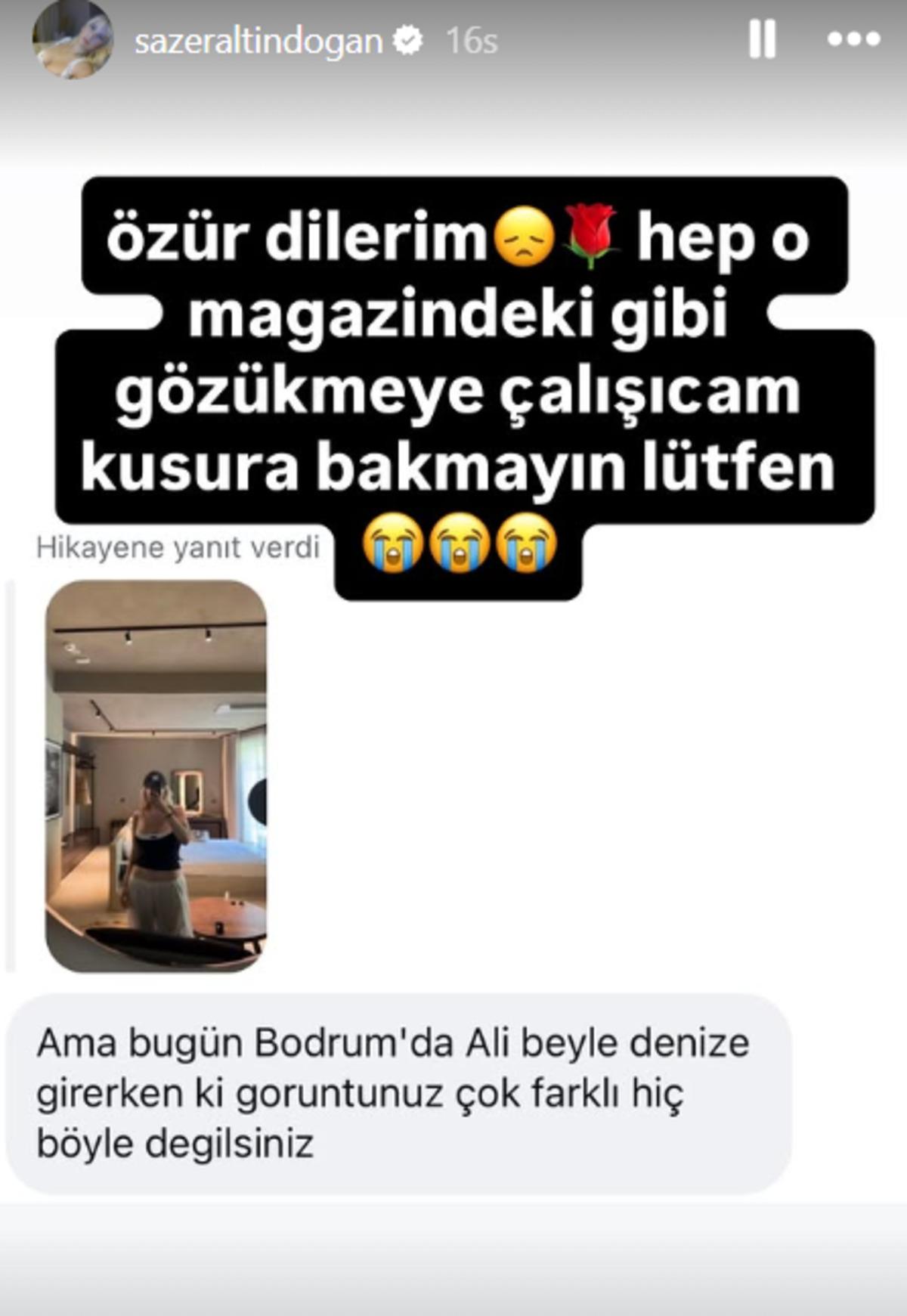 Ali Biçim in sevgilisi Şazer Altındoğan ın gerçek hali konuşuluyor! Eleştirilere kızdı 3