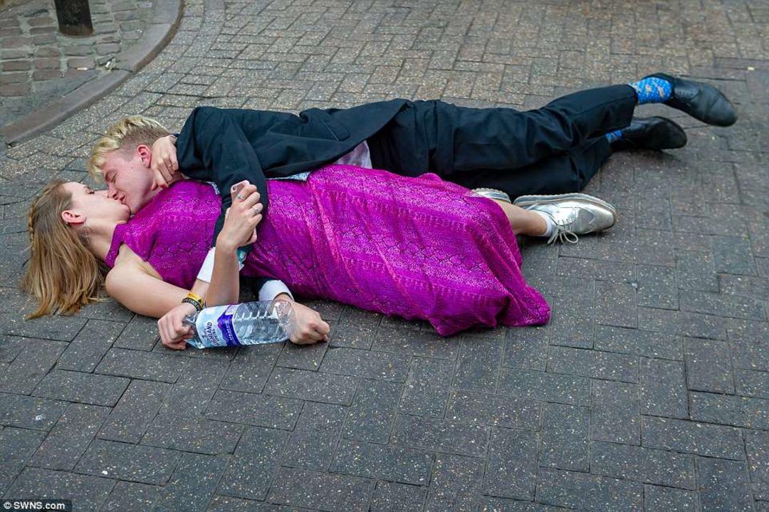 &Ouml;ğrenciler eğlence sabahına b&ouml;yle uyandı