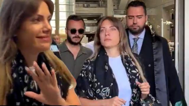 Eda Ece'nin adliye çıkışındaki görüntüsü gündemde! Ağlamış gibi
