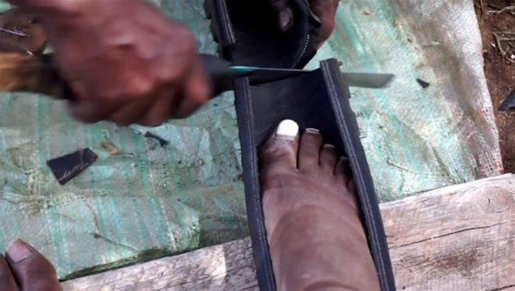 Patlak lastikten bakın ne yaptı  G1