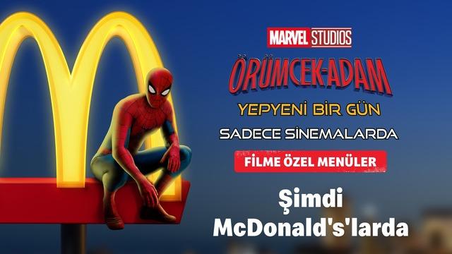 Efsane kahraman Örümcek Adam şimdi McDonald’s Türkiye’de