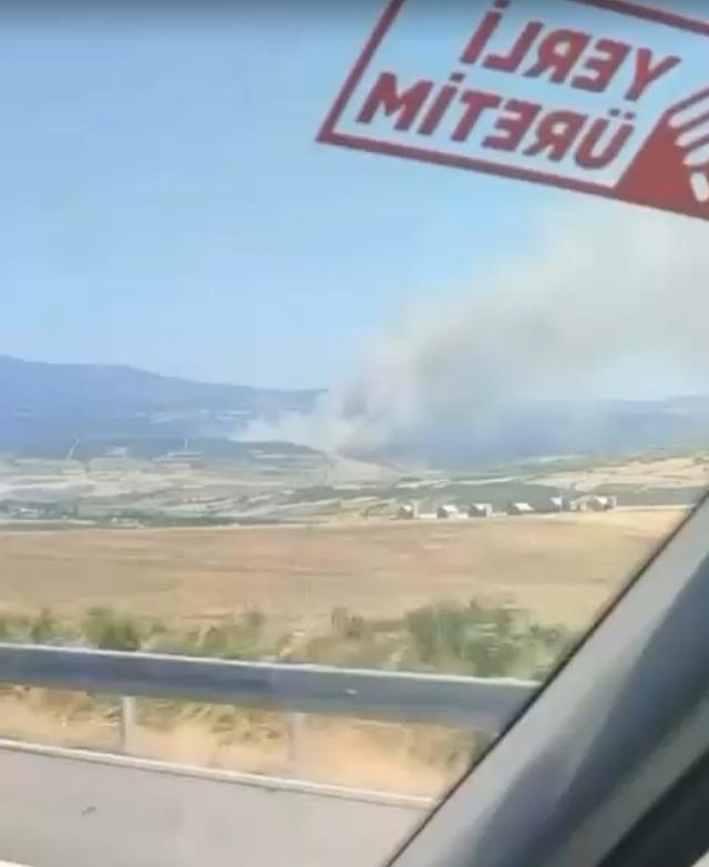 Balıkesir Susurluk&rsquo;ta orman yangını 1