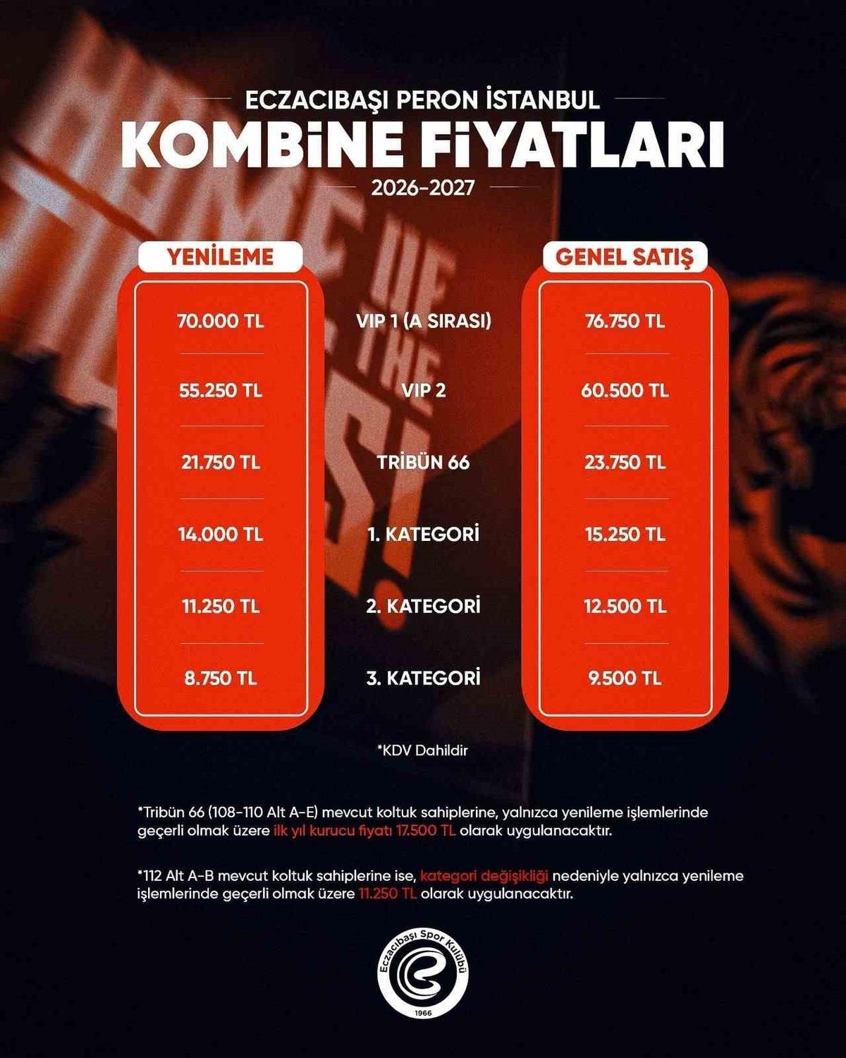 Eczacıbaşı Peron İstanbul’da kombine yenileme ve genel satış dönemi başlıyor 1