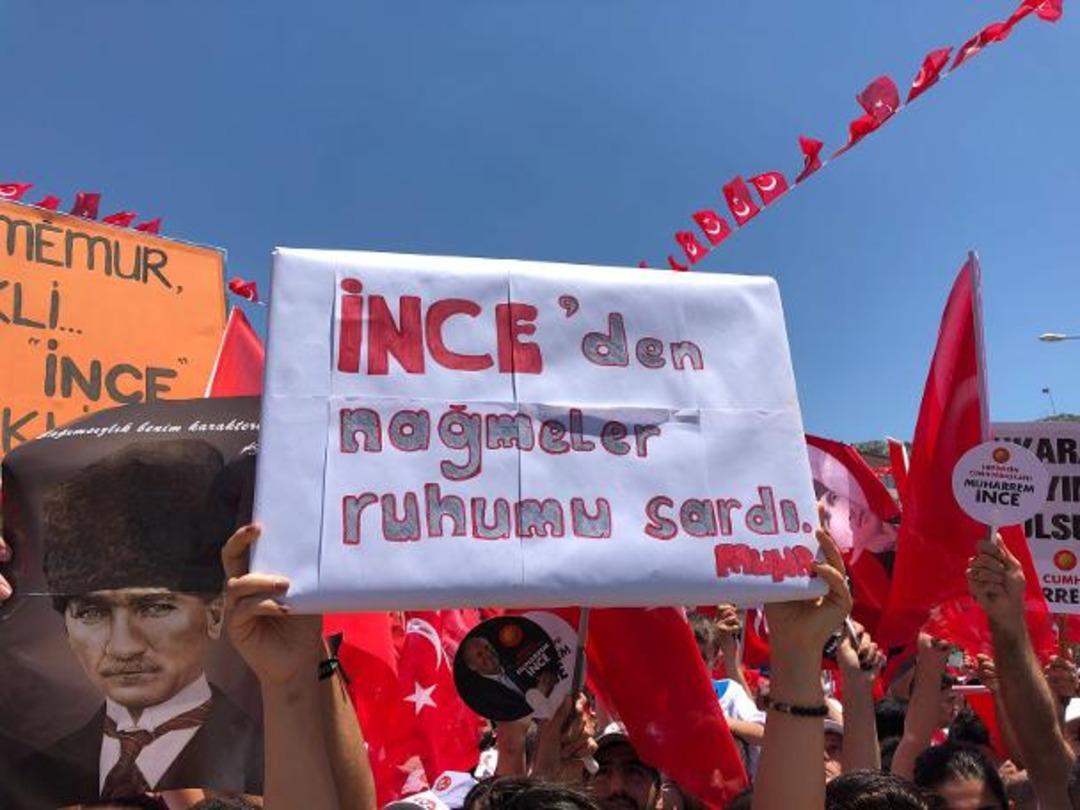 Hatay, Muharrem İnce'yi b&ouml;yle karşıladı 