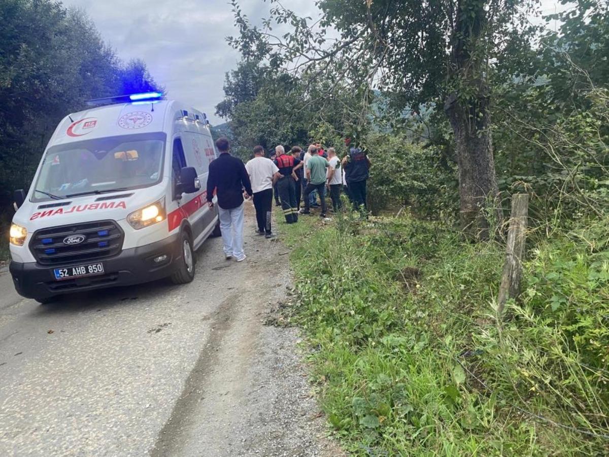 Ordu da çakıl yüklü kamyon ile otomobil çarpıştı: 2 yaralı 2