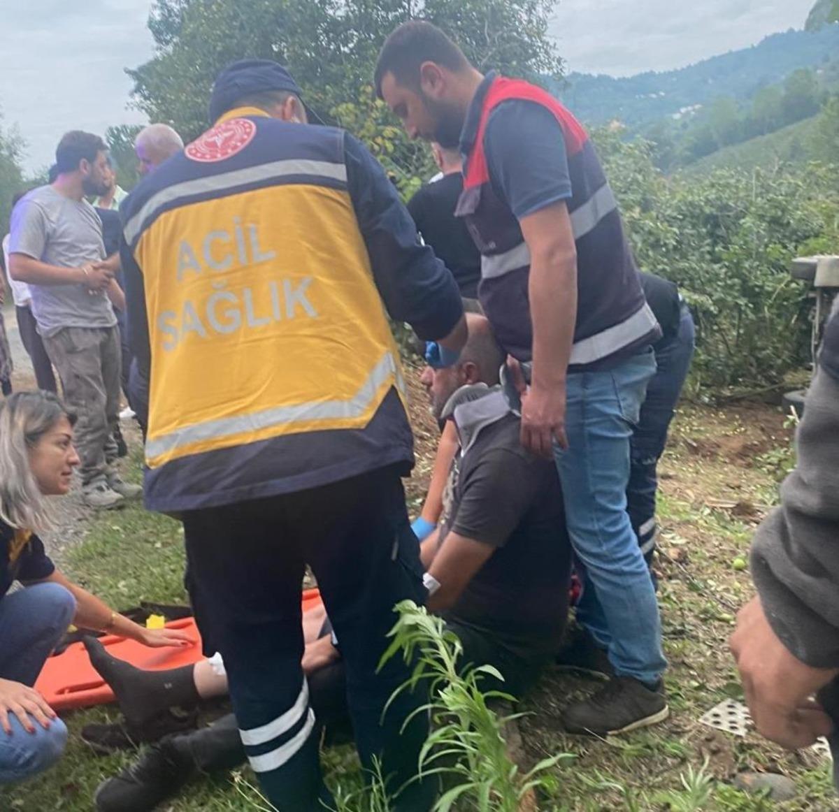 Ordu da çakıl yüklü kamyon ile otomobil çarpıştı: 2 yaralı 3