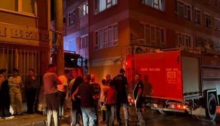 Bursa'da ev yangınında y&uuml;rek yakan g&ouml;r&uuml;nt&uuml;ler