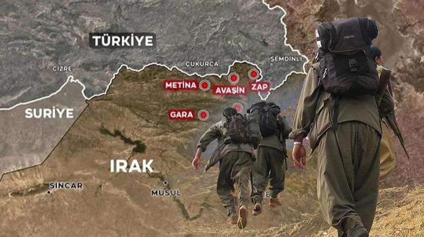 Uydu g&ouml;r&uuml;nt&uuml;leri ortaya koydu! PKK sınırdaki 81 kampı terk etti