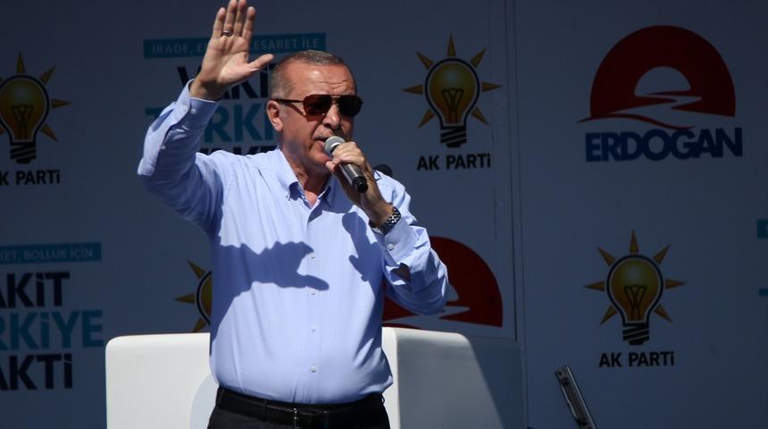 Erdoğan: 24 Haziran'da teröristlere dersini vermeye hazır mıyız?