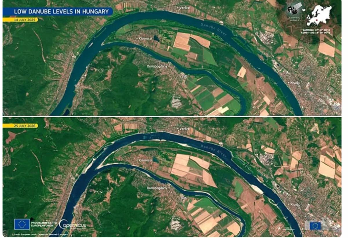 Tuna Nehri kurudu, 2000 yıllık sır ortaya çıktı! Sular çekilince tarih fışkırdı 2