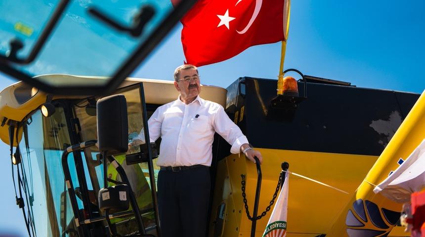 G&ouml;lbaşı karabuğdayında hasat zamanı