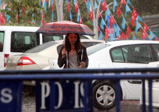 Bolu'da sağanak etkili oldu