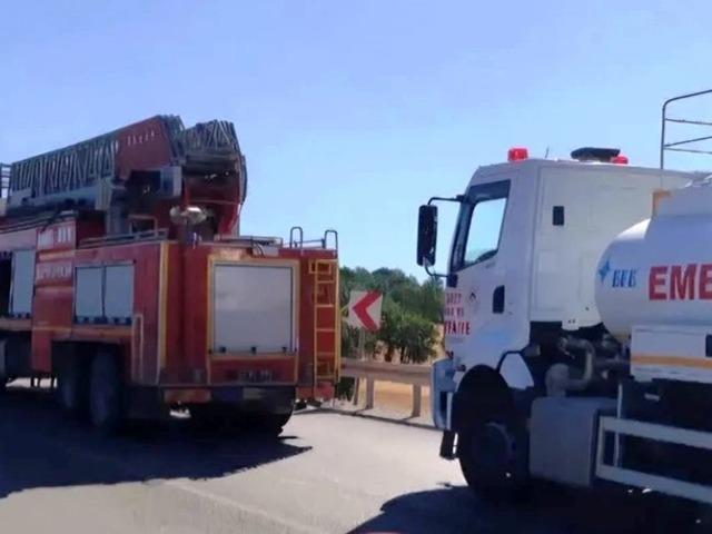 Emet&rsquo;te bi&ccedil;erd&ouml;ver yangını b&uuml;y&uuml;meden s&ouml;nd&uuml;r&uuml;ld&uuml;
