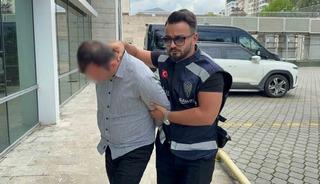 Semt pazarında elle tacize tutuklama