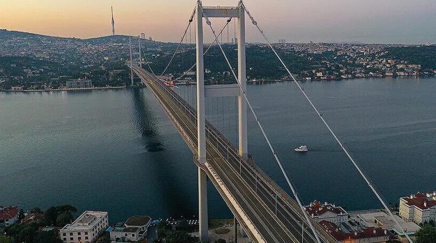 İstanbullular dikkat! 15 Temmuz Şehitler K&ouml;pr&uuml;s&uuml; 3 g&uuml;n belirli saatlerde trafiğe kapatılacak