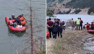 G&uuml;m&uuml;şhane'de baraj g&ouml;l&uuml;ne d&uuml;şen ara&ccedil;ta 1 kişi &ouml;ld&uuml;
