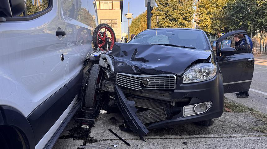 Bursa'da trafik kazası! 1 yaralı