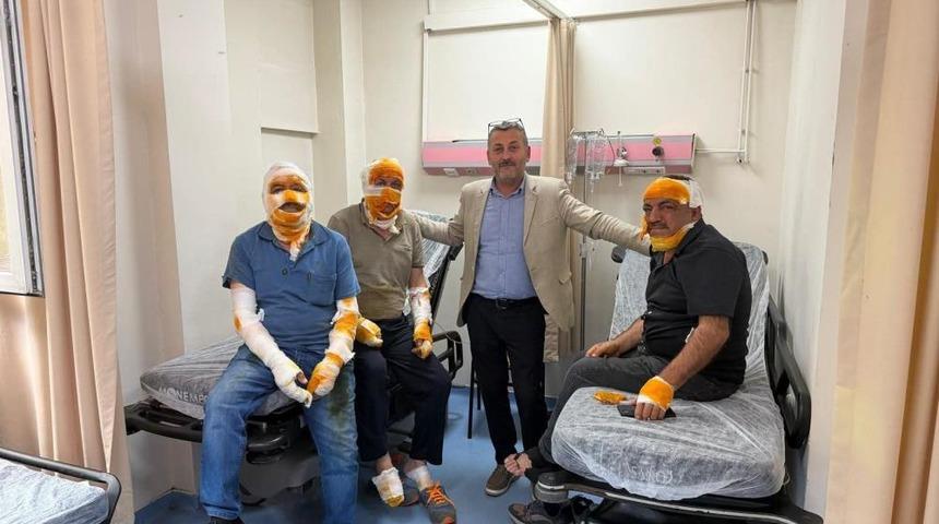 Ordu'da ev yangınında t&uuml;p patladı: 5 yaralı