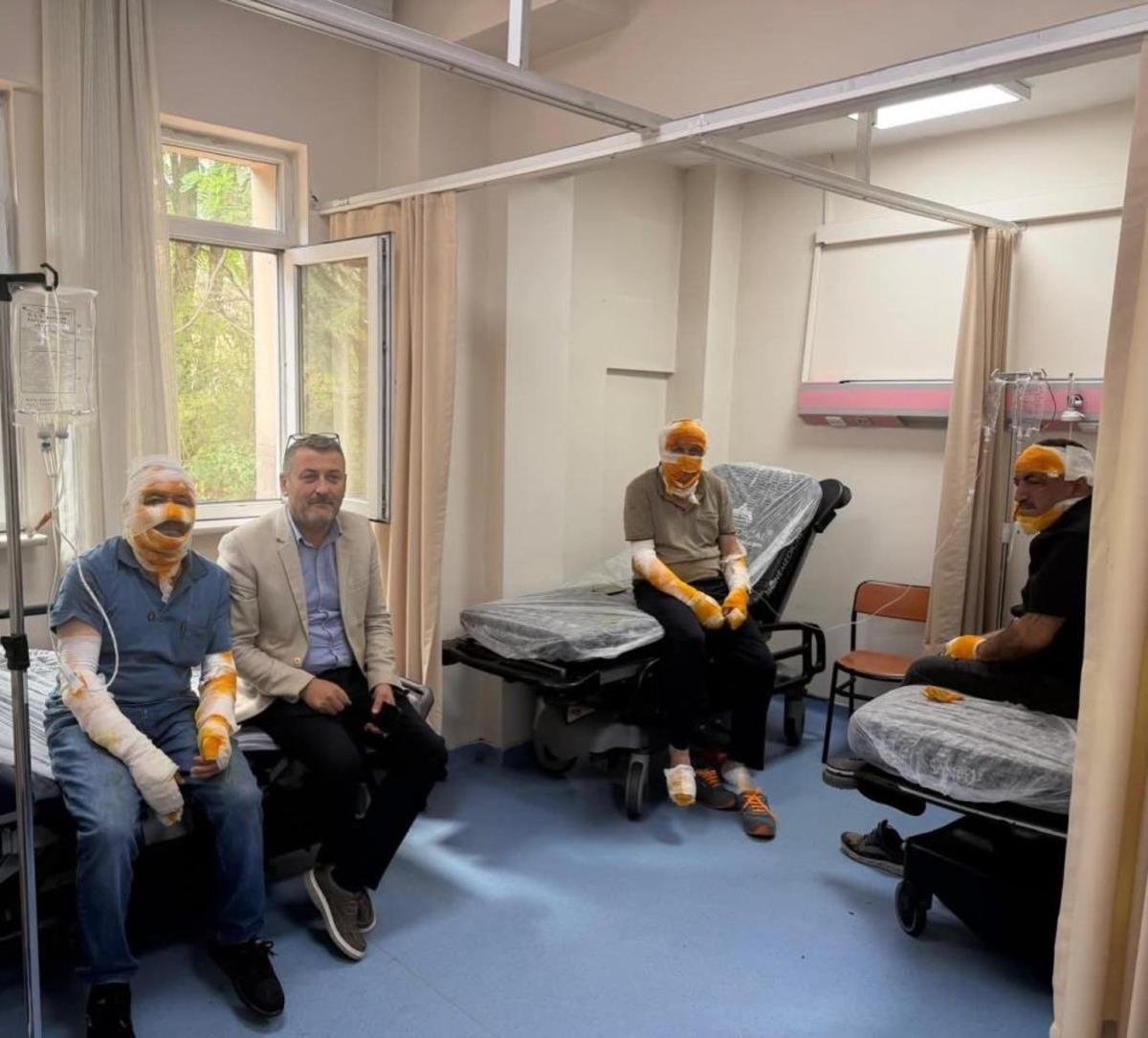 Ordu da ev yangınında tüp patladı: 5 yaralı 1