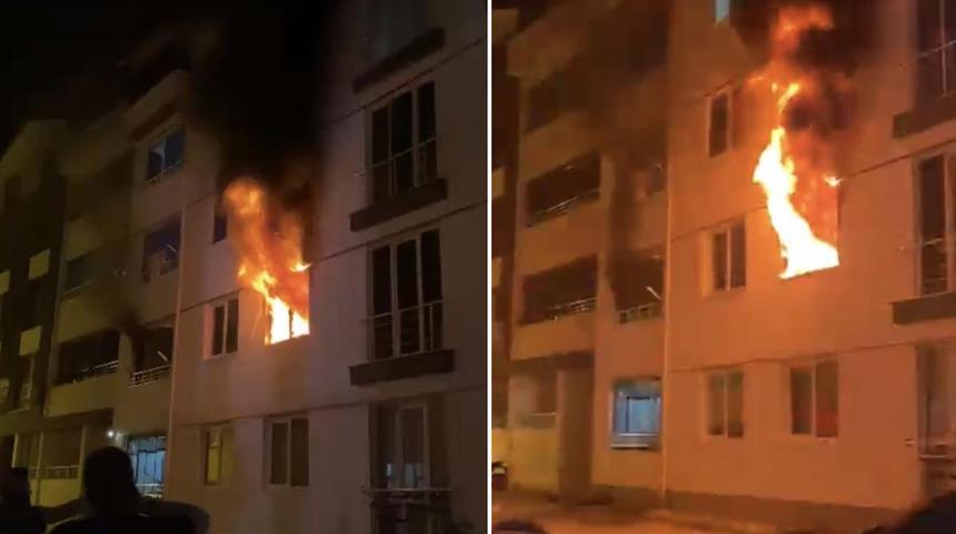 Tokat'ta apartman dairesinde yangın paniği: 4 kişi dumandan etkilendi