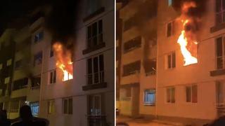 Tokat'ta apartman dairesinde yangın paniği: 4 kişi dumandan etkilendi